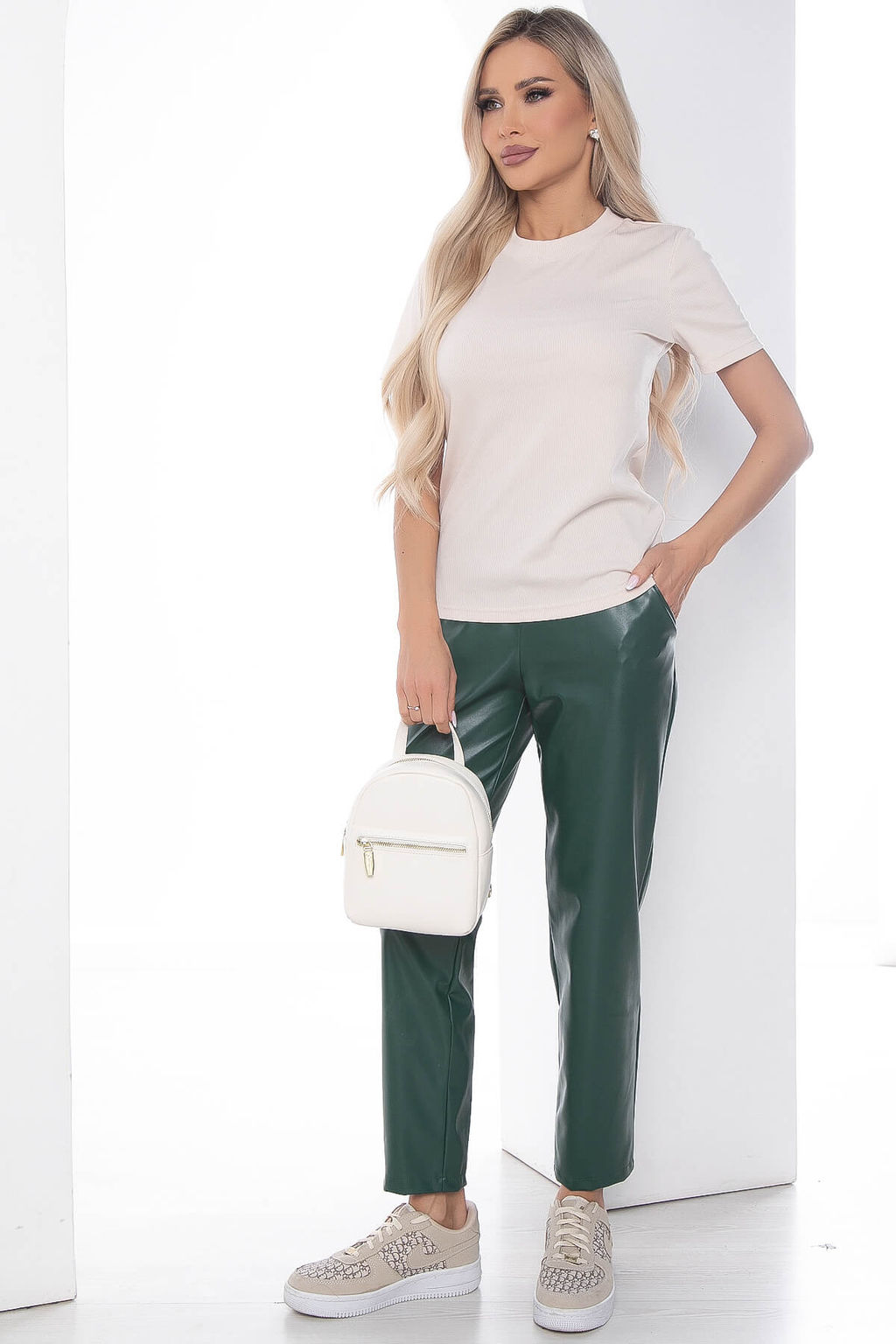 Блуза Эсма молочная Б10129 - Lt collection фото 4