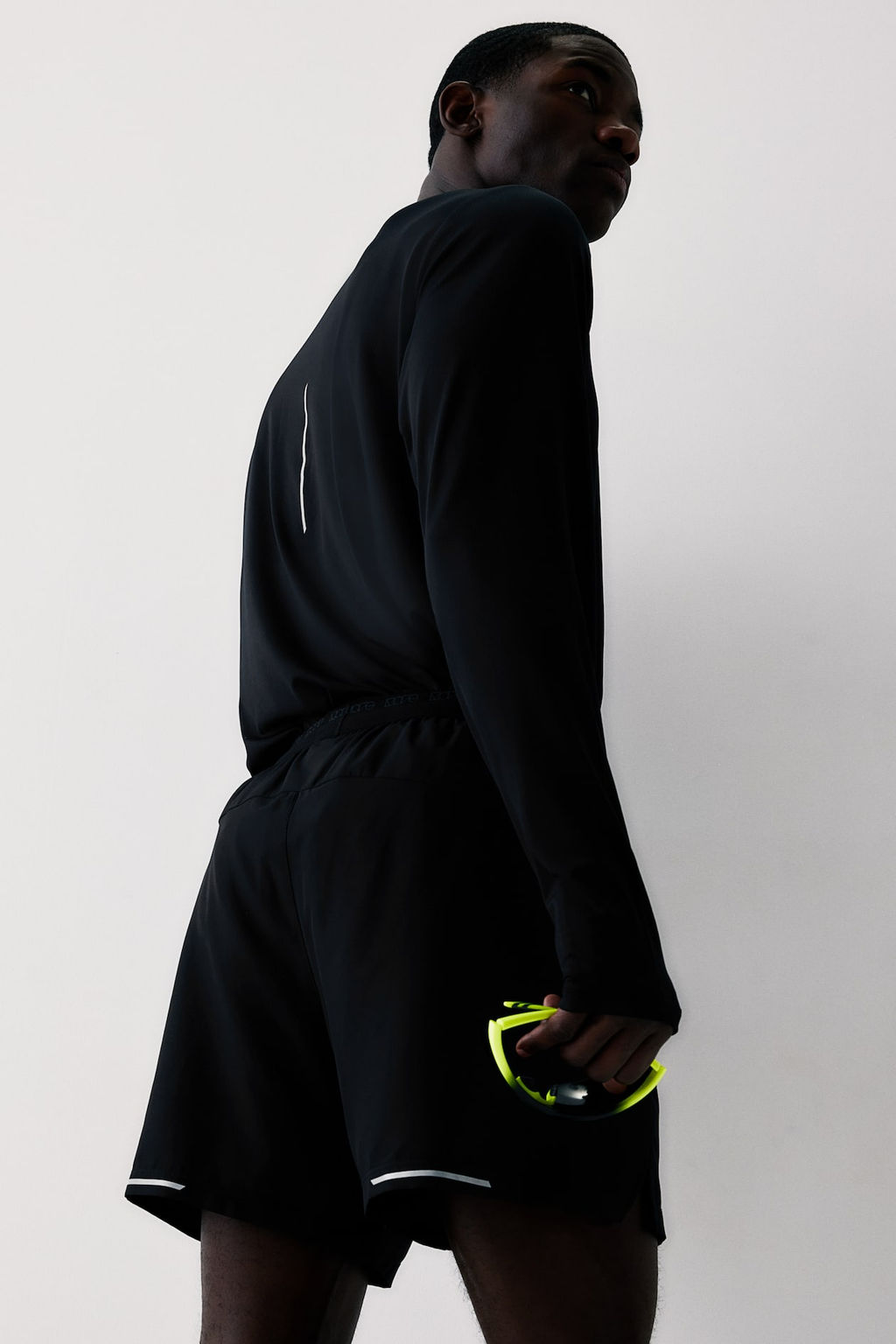 Pantalon corto de correr en DryMove - H&m фото 3