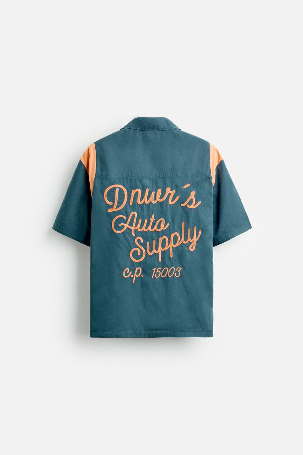 COLOUR BLOCK PATCH SHIRT - Zara фото 8