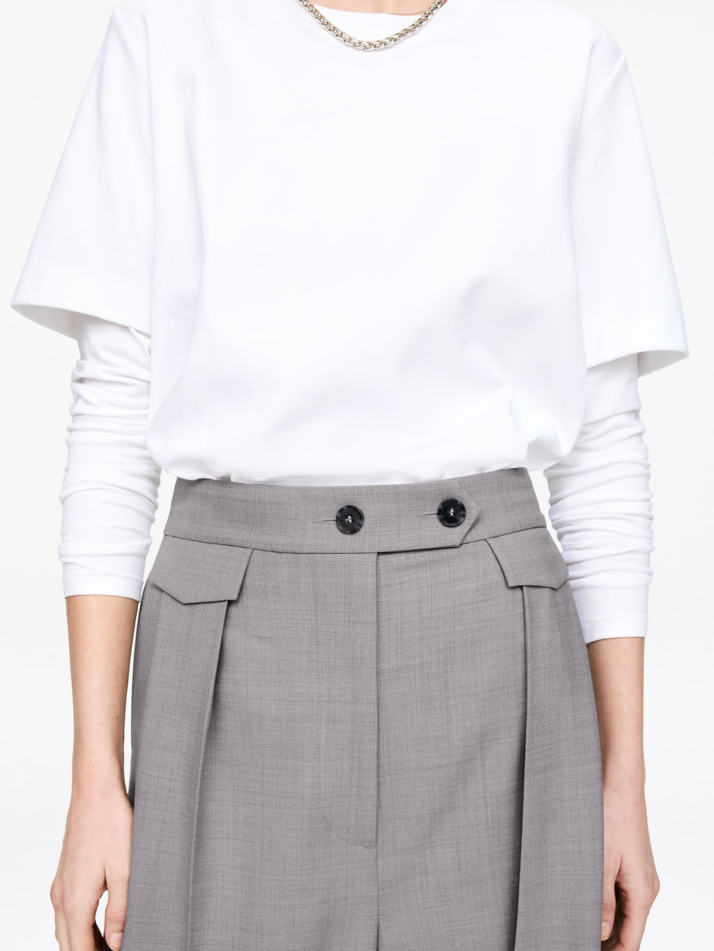 Pantalones sastre relaxed fit - H&m фото 3