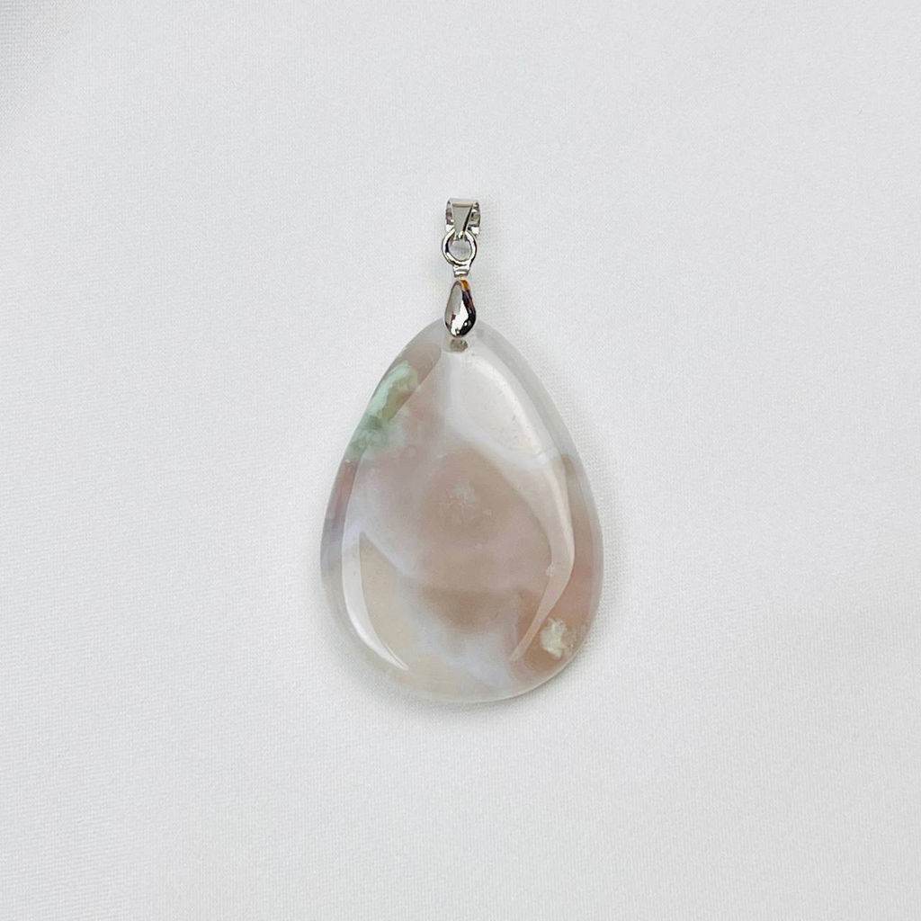 Кулон из цветочного Агата - Радуга самоцветов фото 2