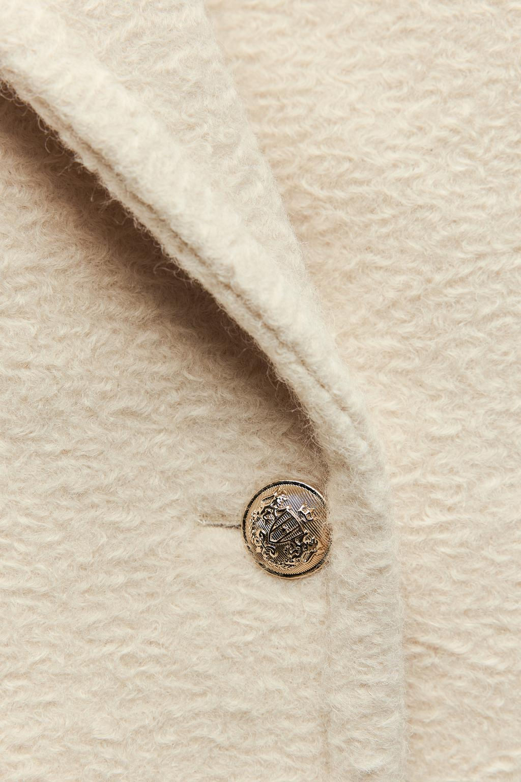 SEMI-LONG BOUCLE COAT - Zara фото 9