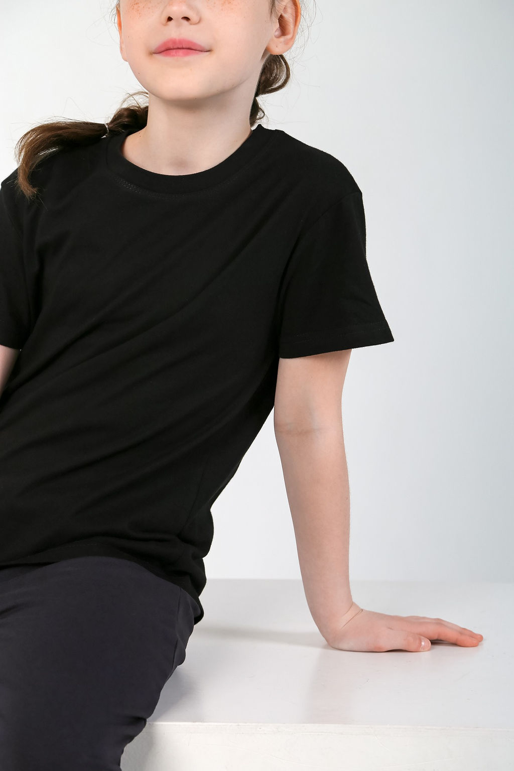 VIOTEX Фуфайка (футболка) для девочки Бэйсик-1