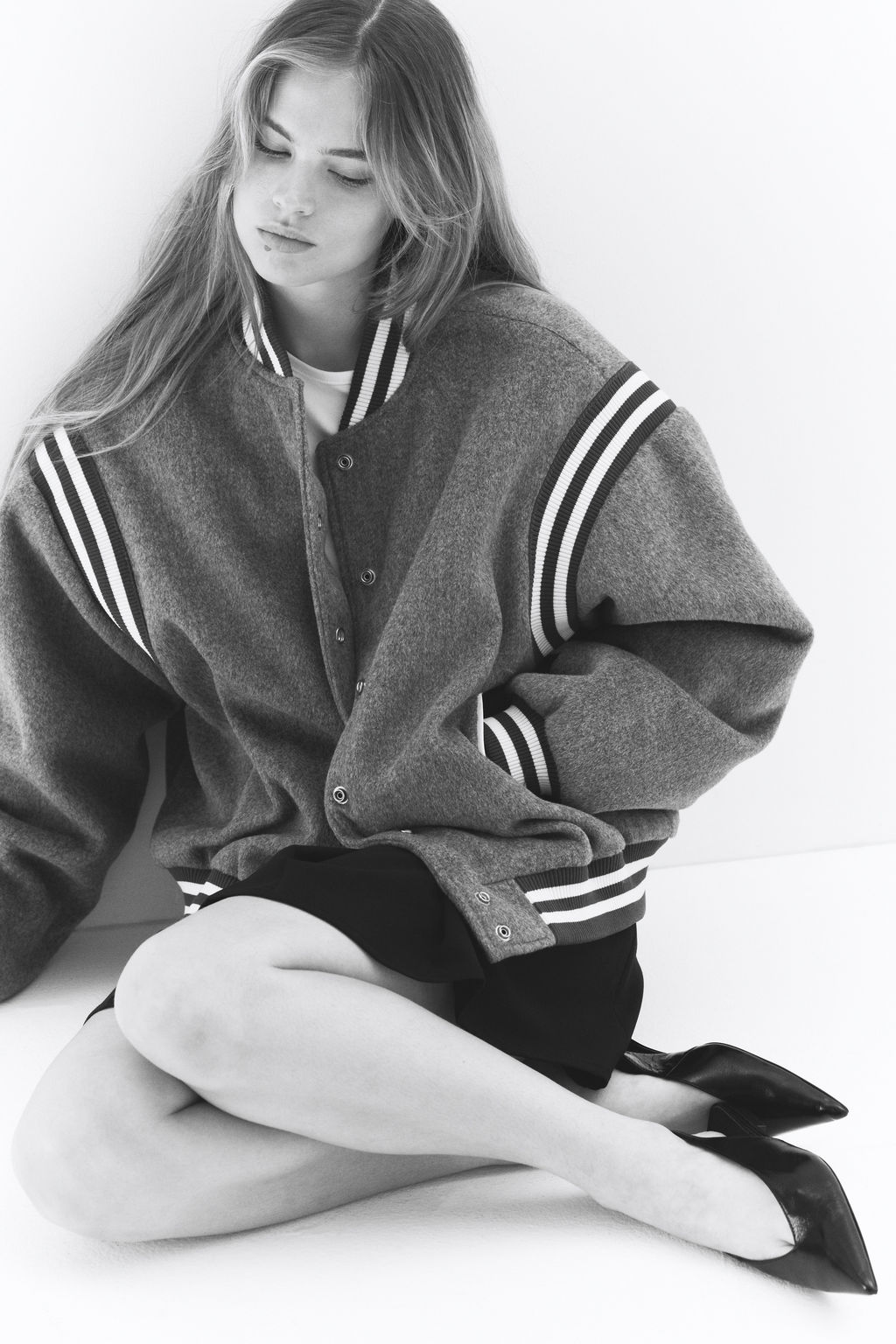 Chaqueta de b?isbol en polar - H&m фото 6