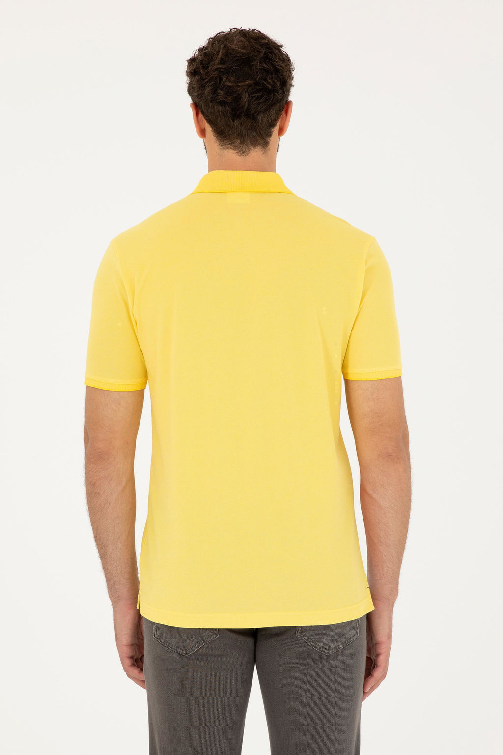 Желтая базовая скидка с дисконтом мужского по -маниар - U.s. polo assn фото 5