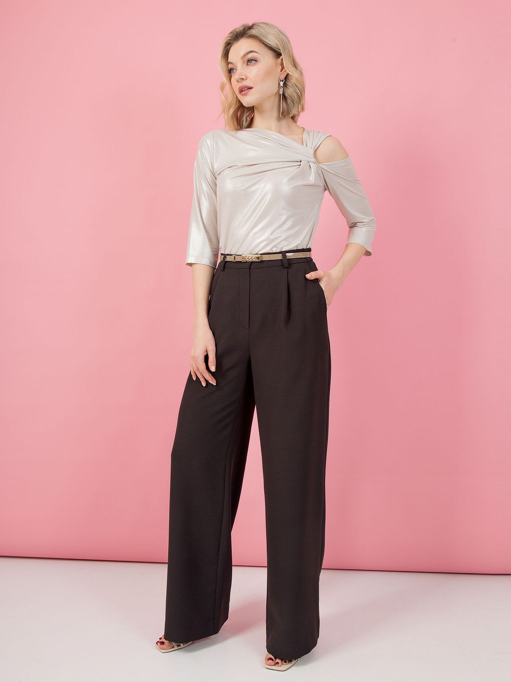 Джемпер с декоративным узлом - Stilla фото 3