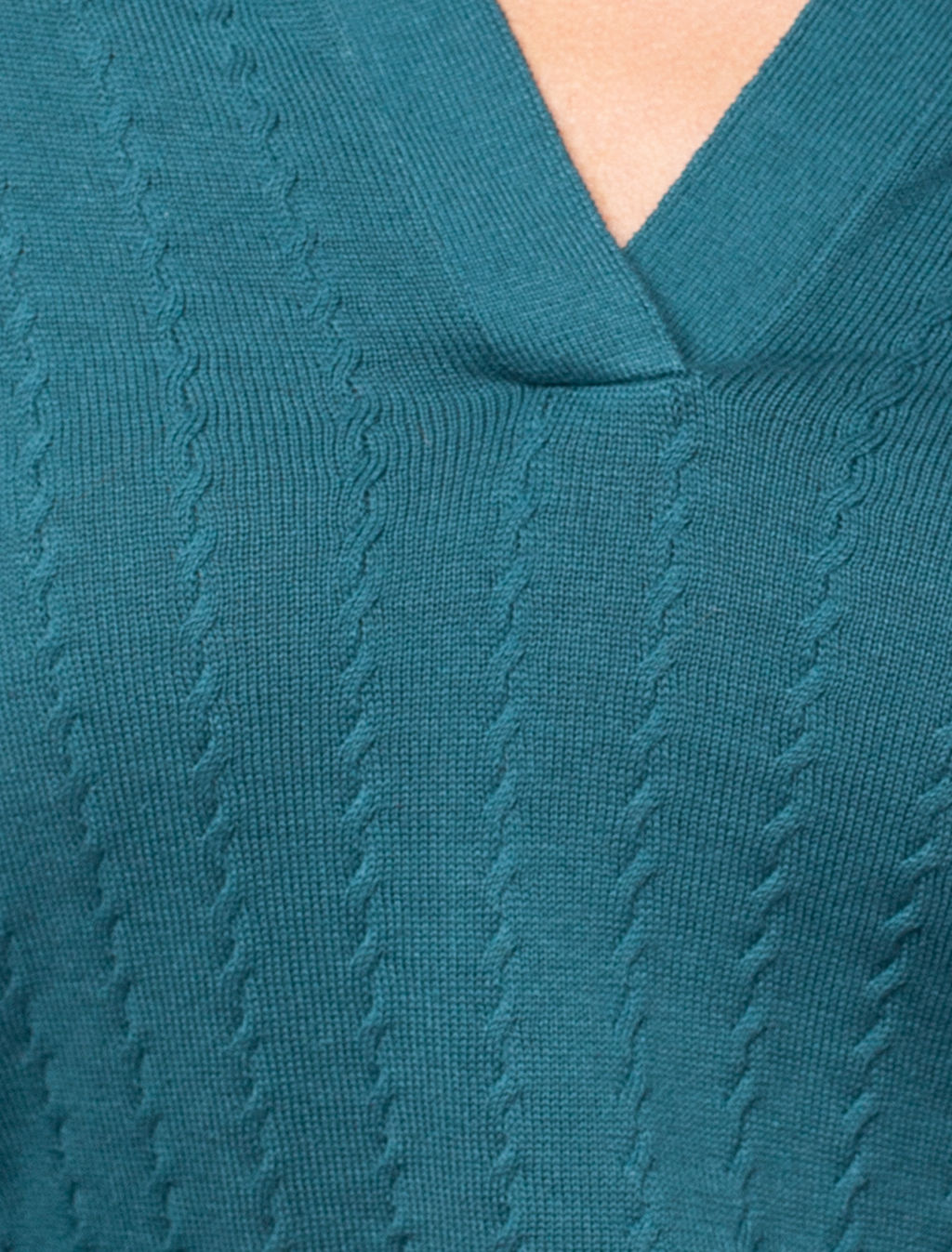 VILATTE / Джемпер-поло тонкой вязки из хлопка с нейлоном  фото 5