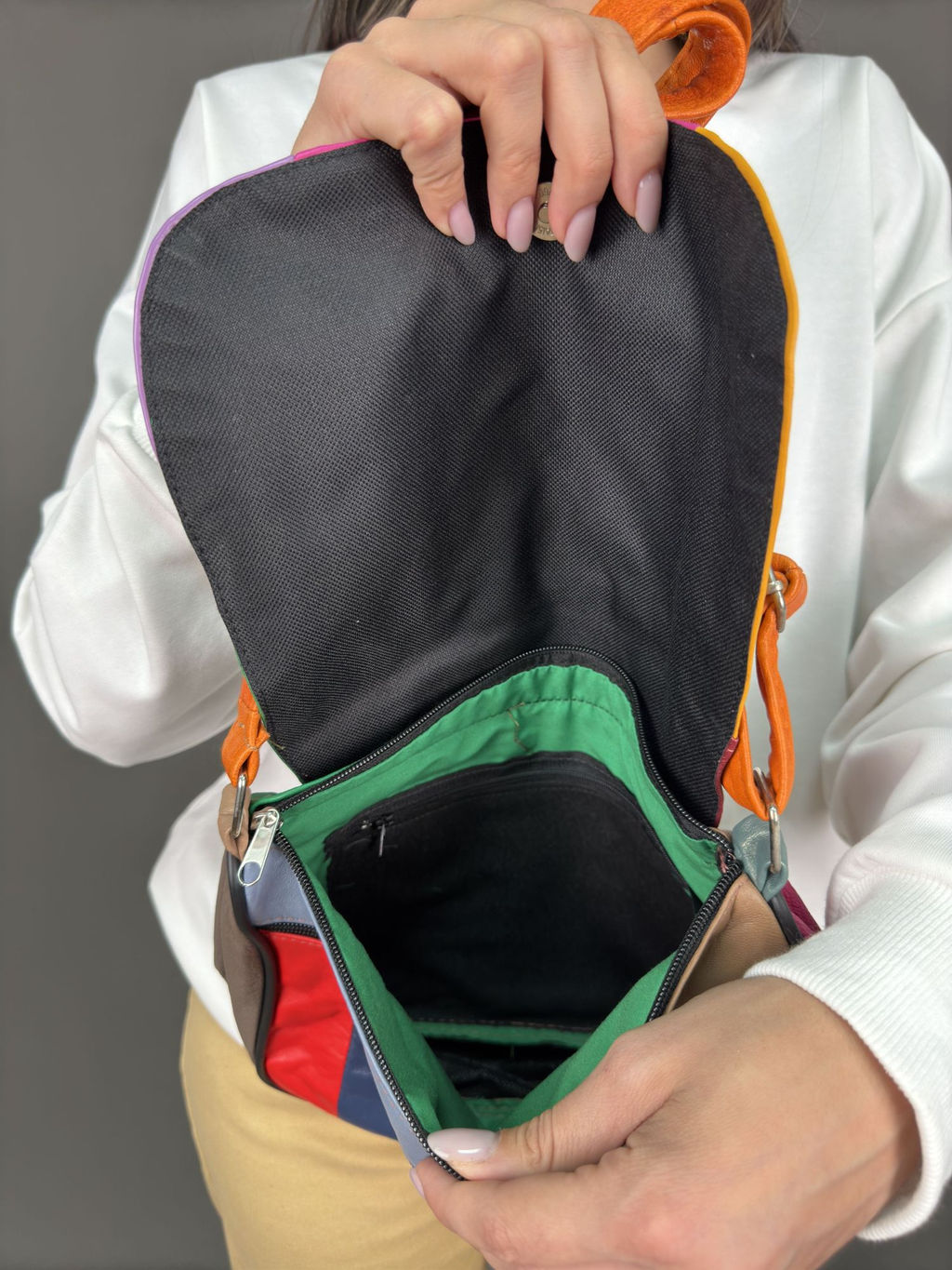 Сумка женская из телячьей кожи