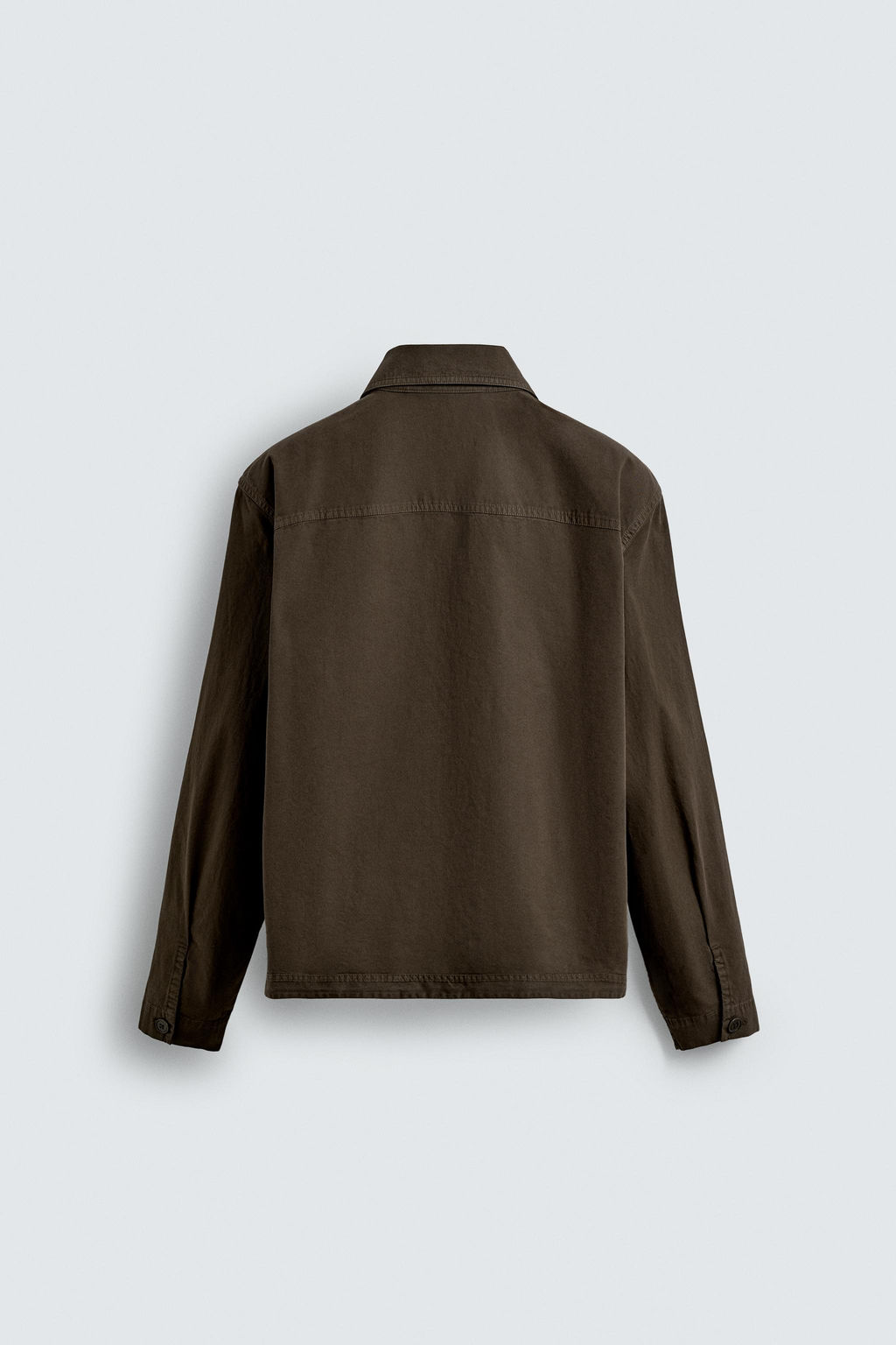 WASHED REGULAR FIT OVERSHIRT