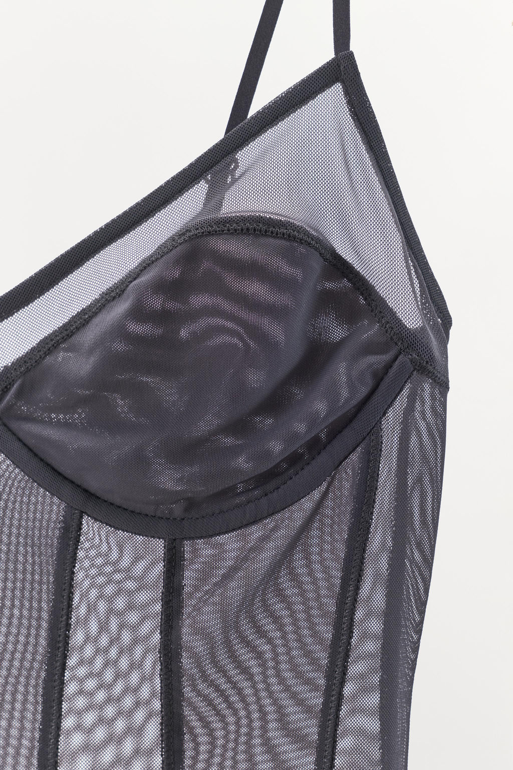TOP TUL LENCERO / Azul / Gris - Zara фото 6
