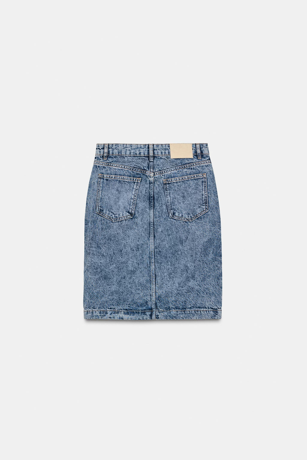 ZW COLLECTION DENIM MIDI SKIRT - Zara фото 8
