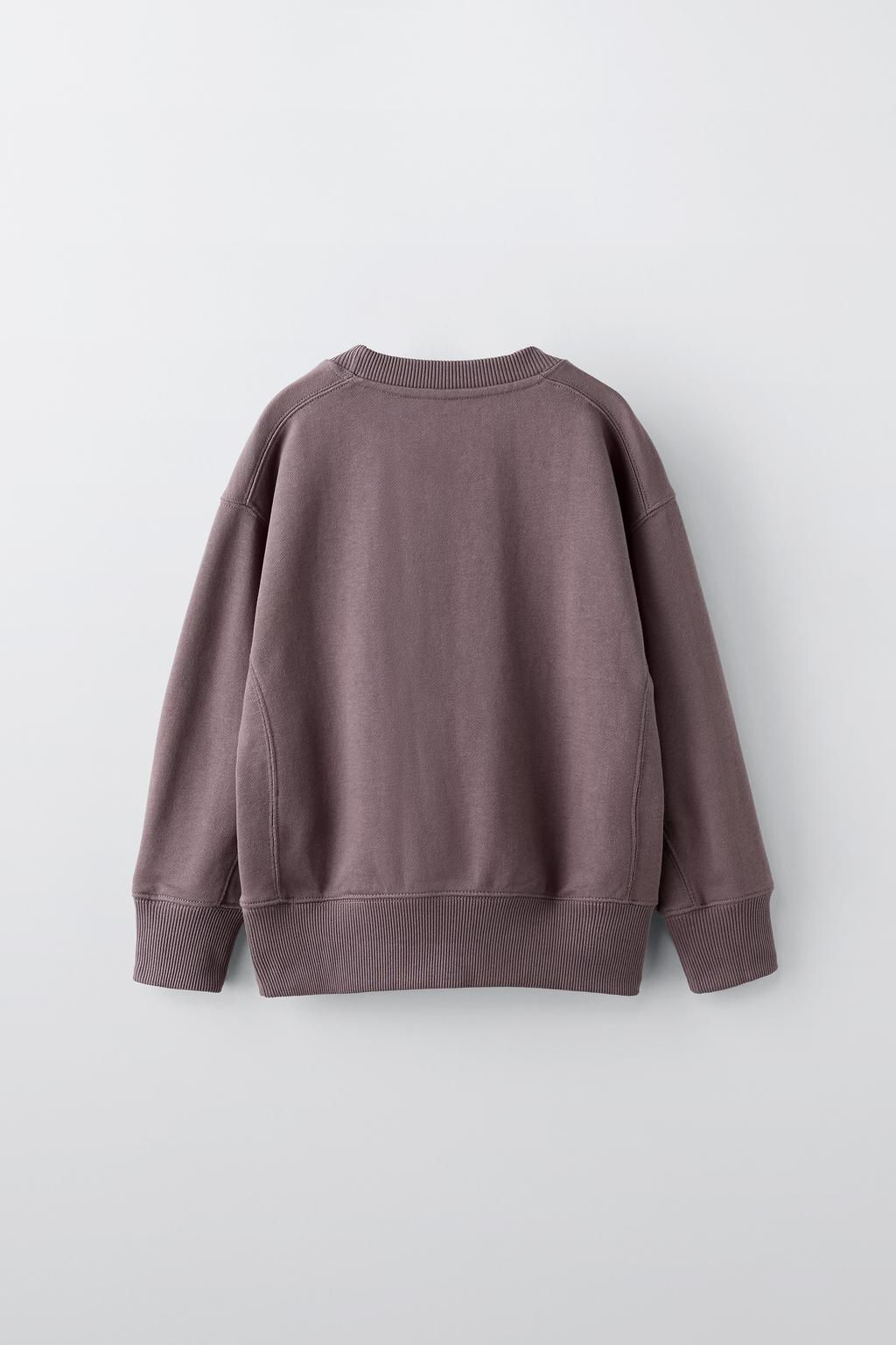 SWEATSHIRT WITH EMBROIDERED PATCH - Zara фото 3