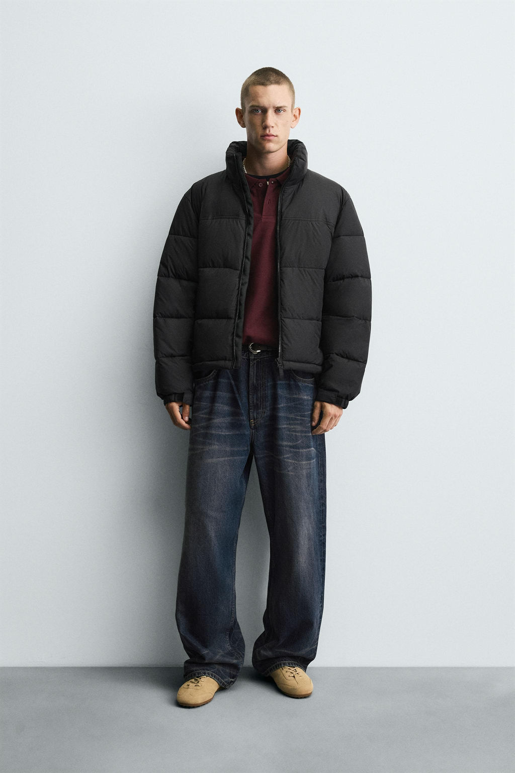 RELAXED FIT PADDED JACKET