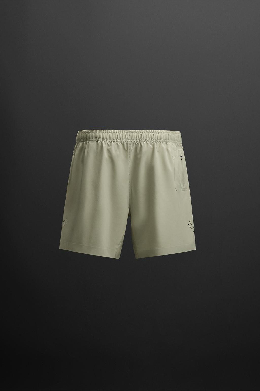 LIGHTWEIGHT PERFORATED SHORTS - Zara фото 10