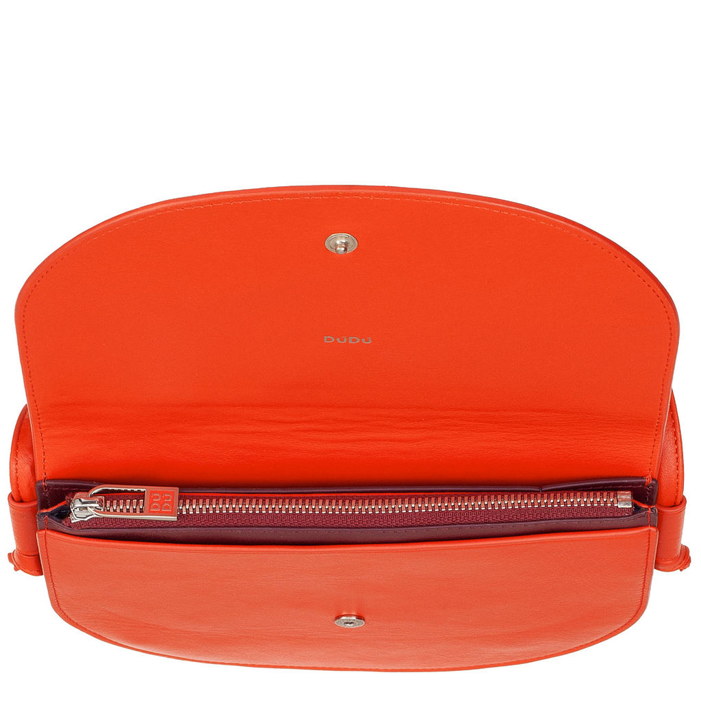 Итальянская маленькая сумочка DuDu Bags серии Altea | тыквенно-оранжевый - Dudubags фото 4