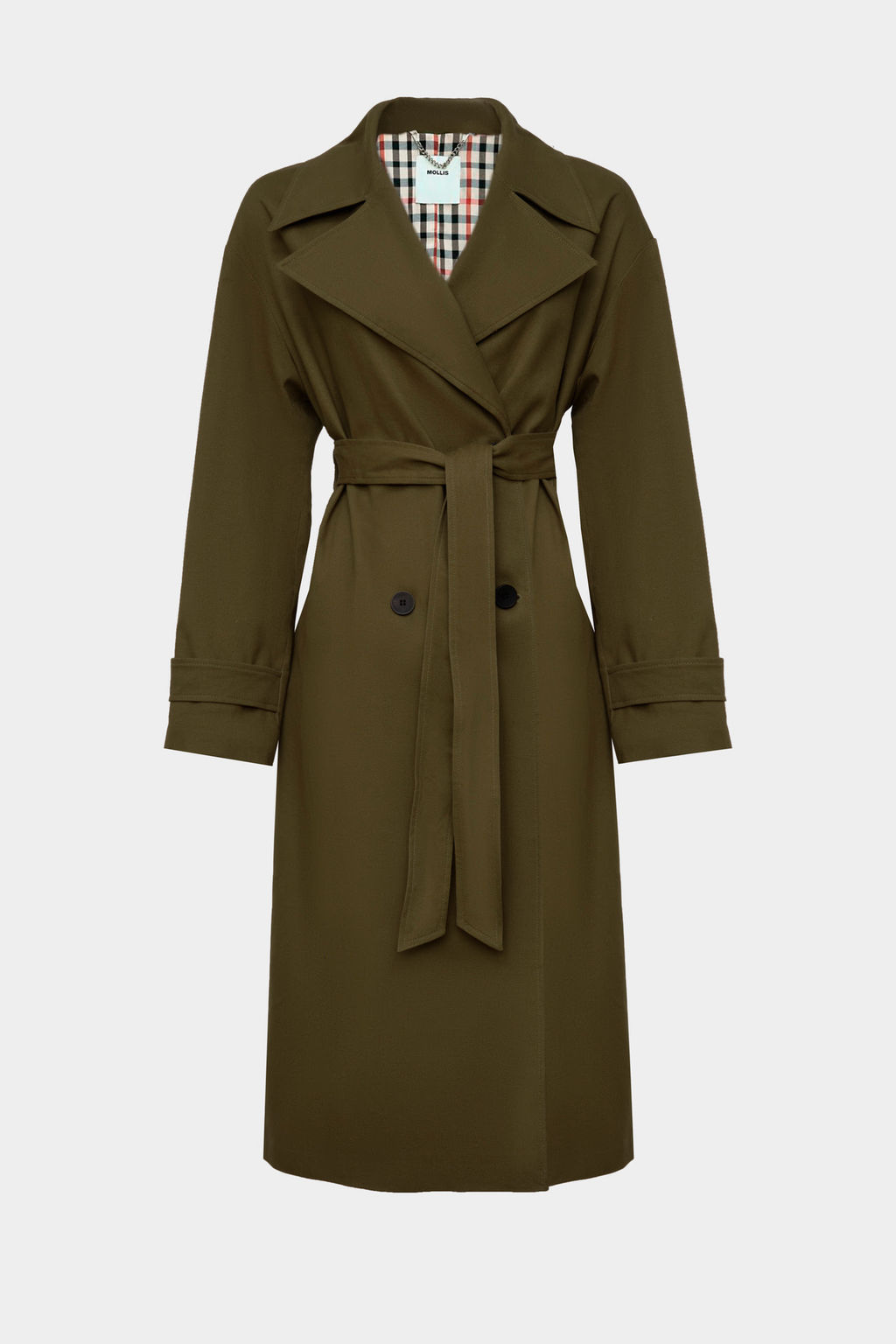 Тренч двубортный - Mollis фото 9