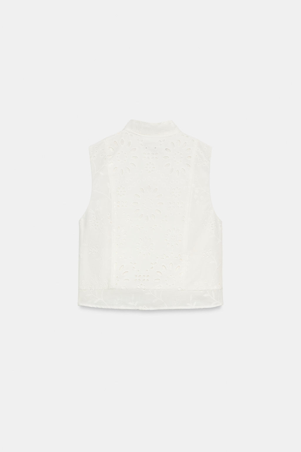 CUERPO BORDADOS BOTONES JOYA / Blanco - Zara фото 8