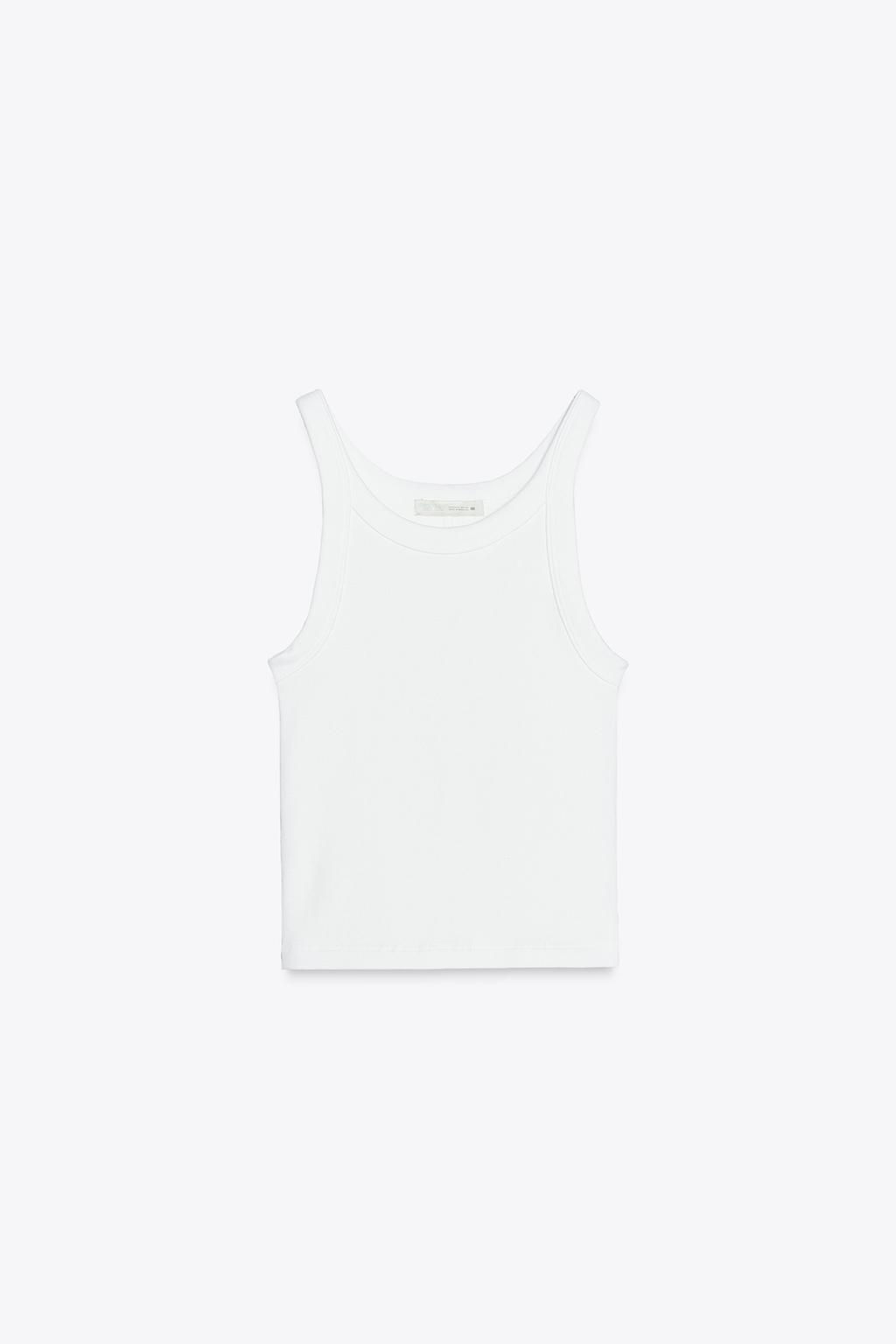 RIBBED CROP TOP - Zara фото 7