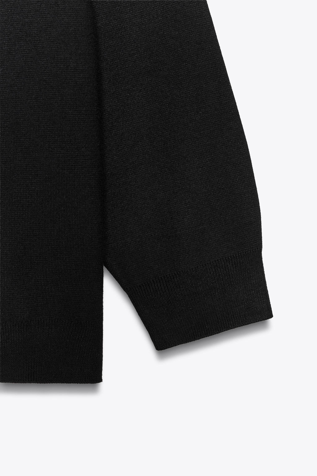 PLAIN KNIT SWEATSHIRT WITH SHOULDER PADS - Zara фото 6