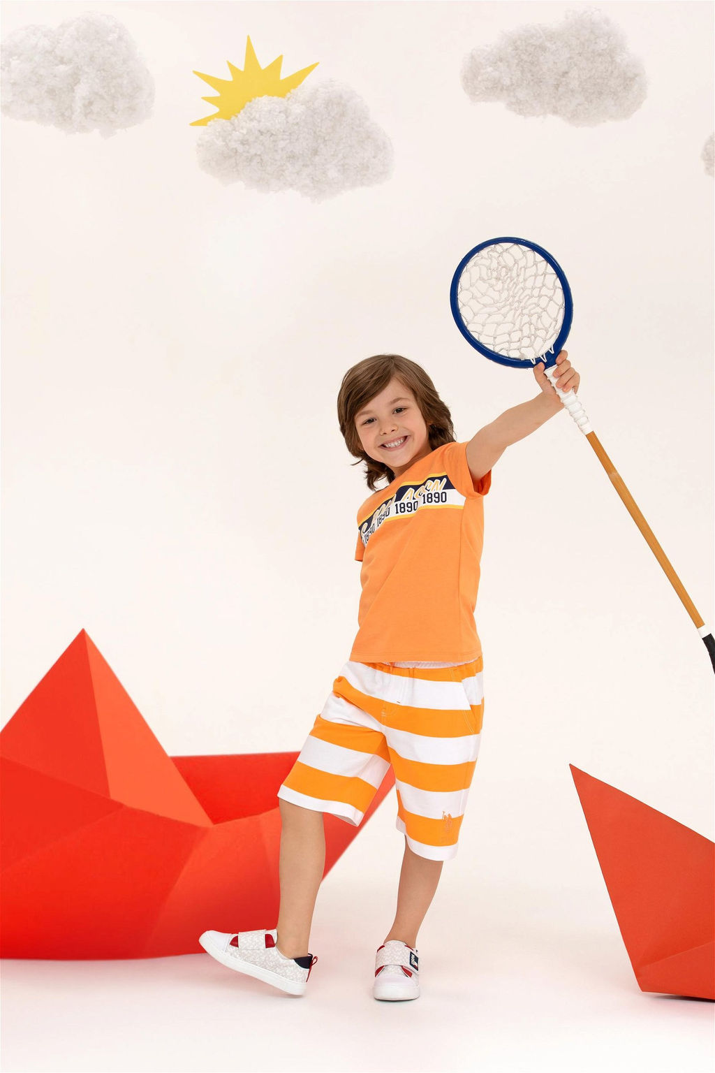 U. S. Polo Assn Детские оранжевые вязаные шорты - U.s. polo assn фото 5