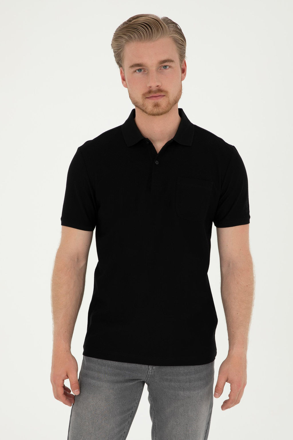 U. S. Polo Assn / Мужская черная футболка - U.s. polo assn фото 8