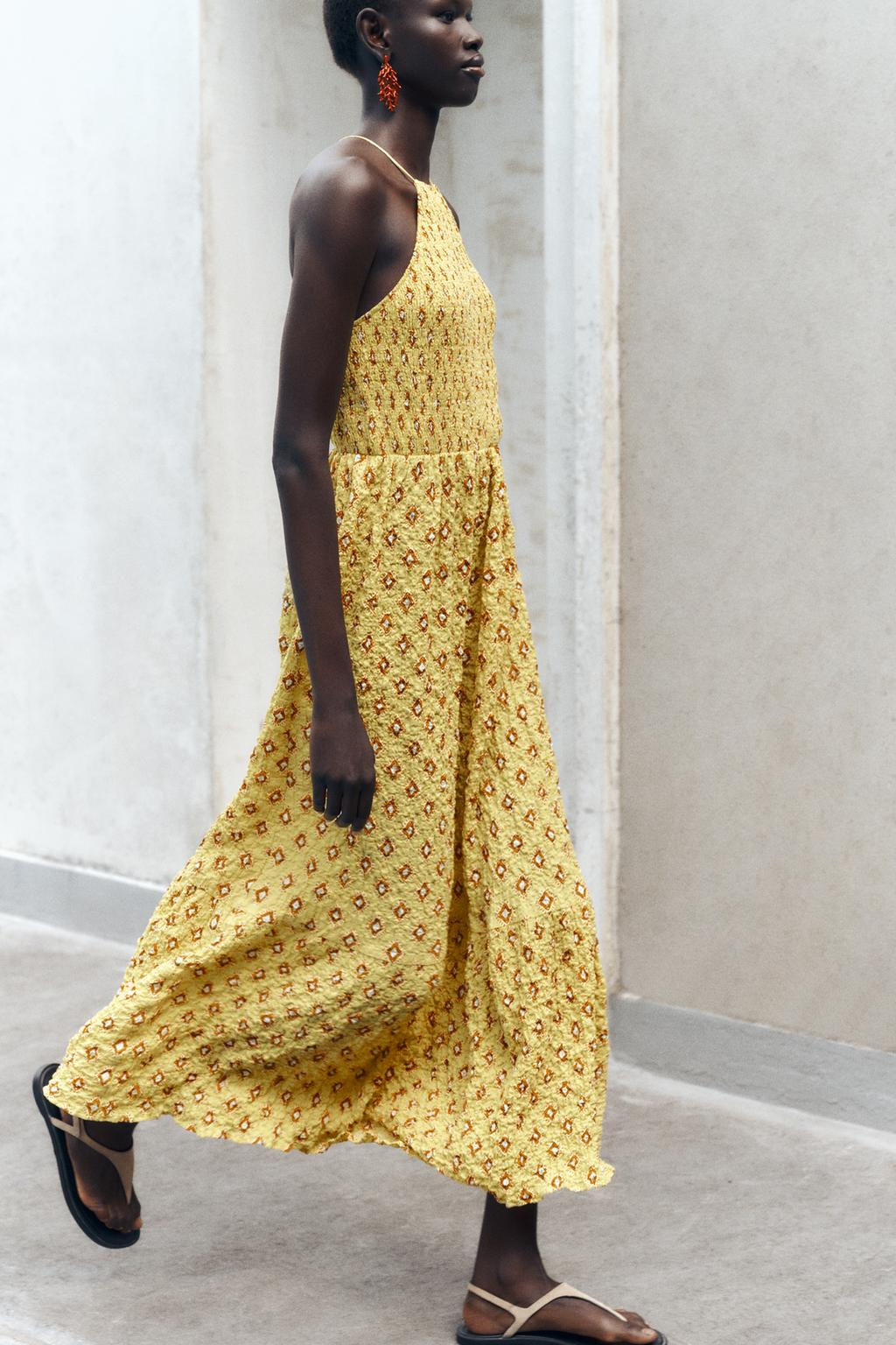 PRINTED MIDI DRESS - Zara фото 2