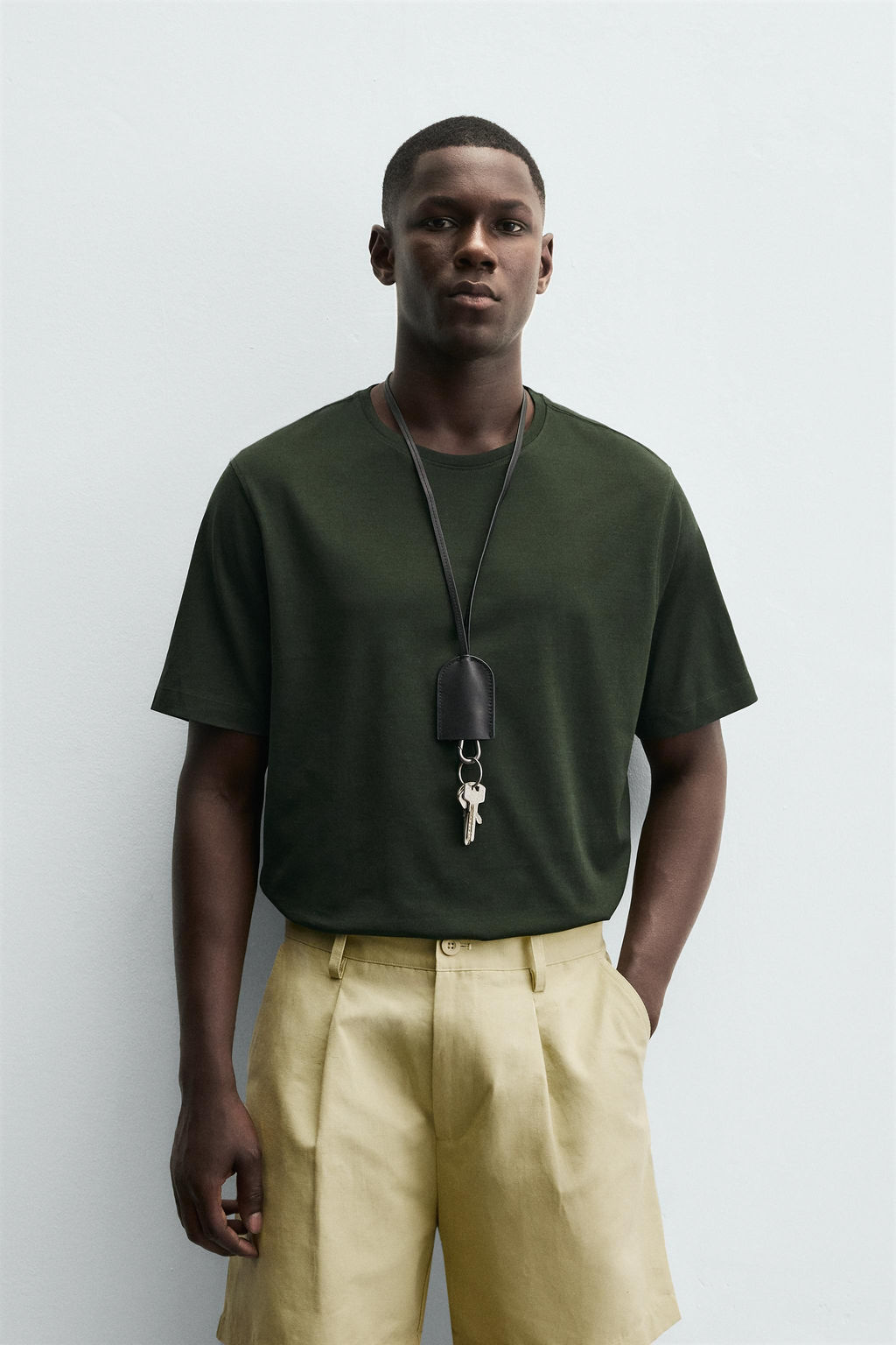 MERCERISED COTTON T-SHIRT - Zara фото 2
