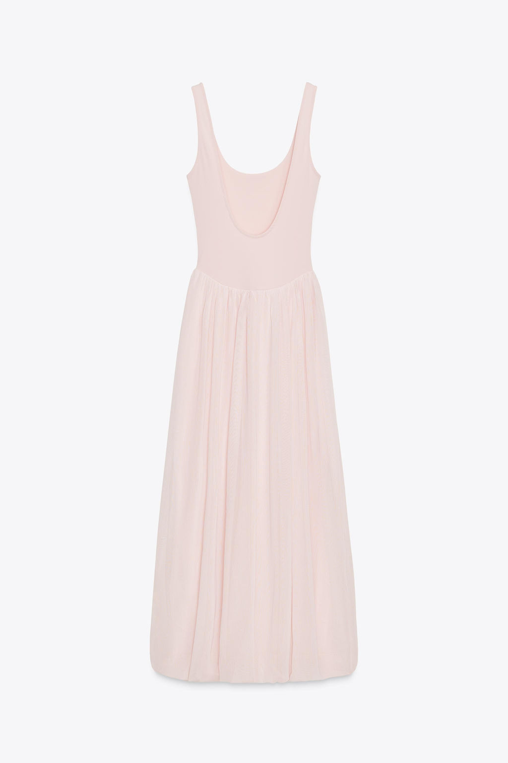 CONTRAST TULLE DRESS - Zara фото 8