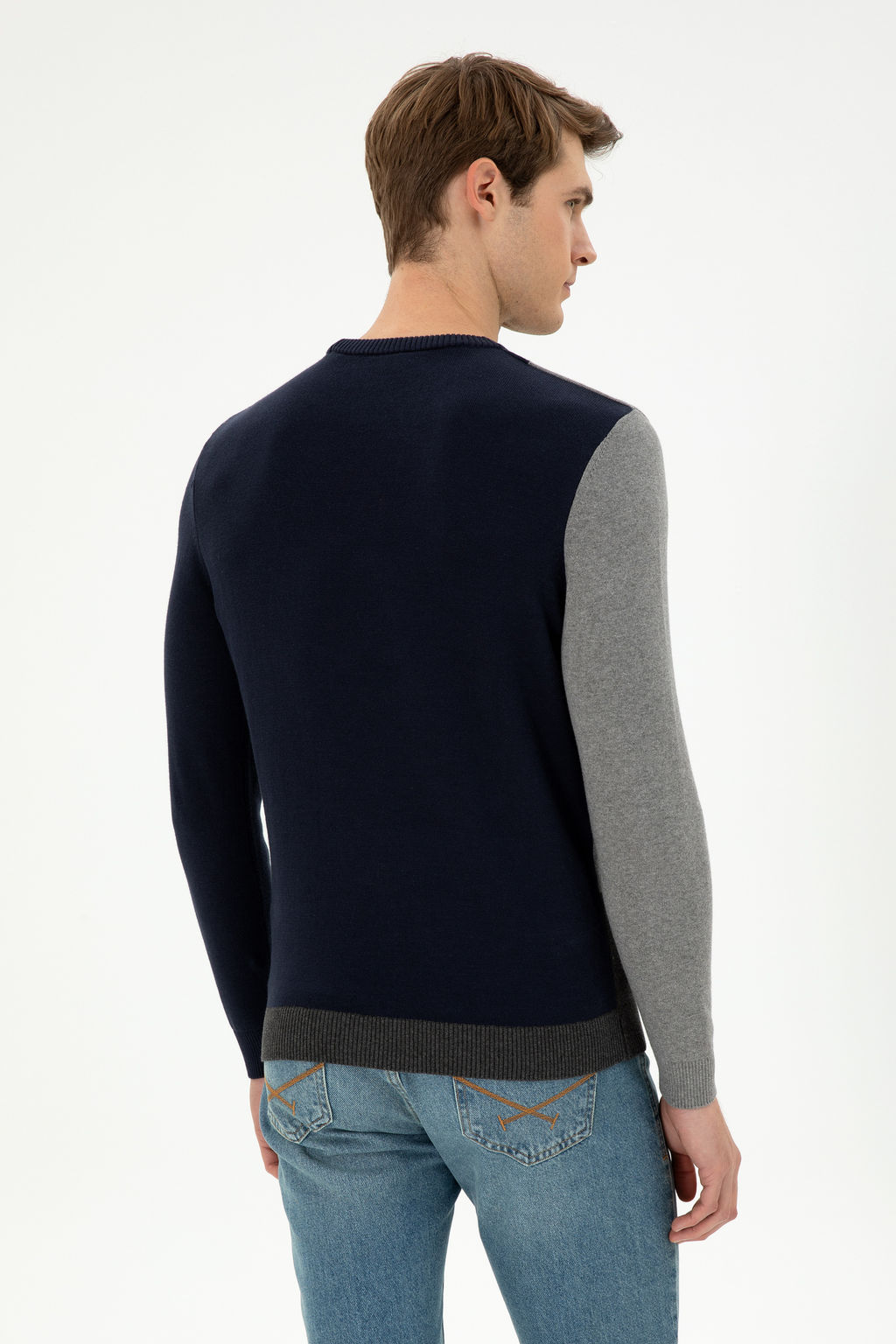 Мужской темно-синий свитер Неожиданная скидка в корзине - U.s. polo assn фото 10