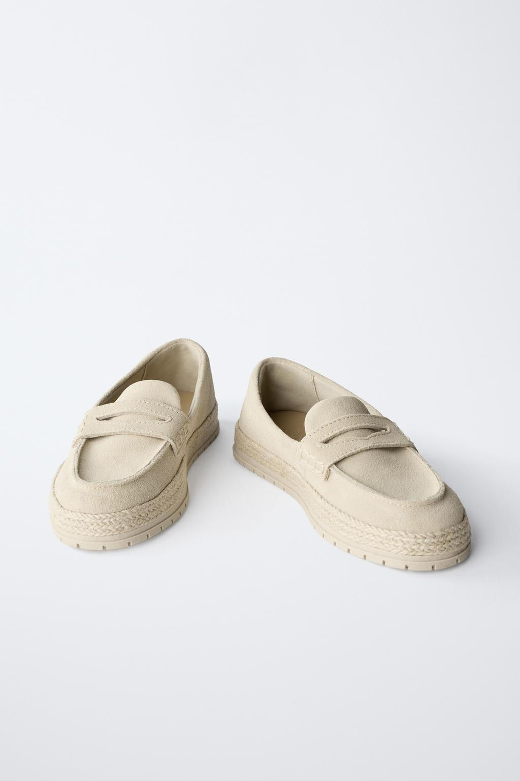 SPORTY SPLIT SUEDE LOAFERS - Zara фото 3