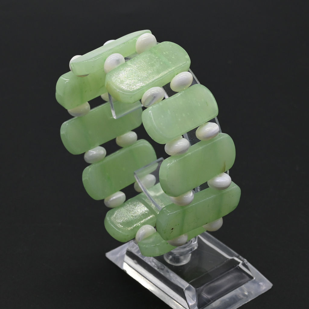 Браслет сегмент 34*13мм из оникса