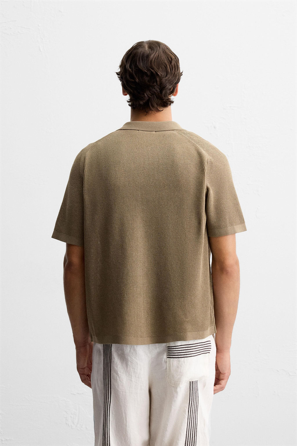 RELAXED FIT KNIT SHIRT - Zara фото 3