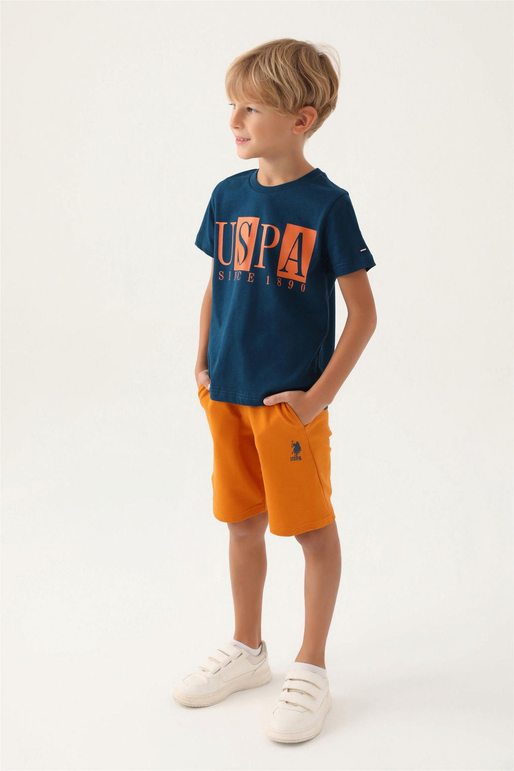 Серый пижамный комплект для мальчика - U.s. polo assn фото 2