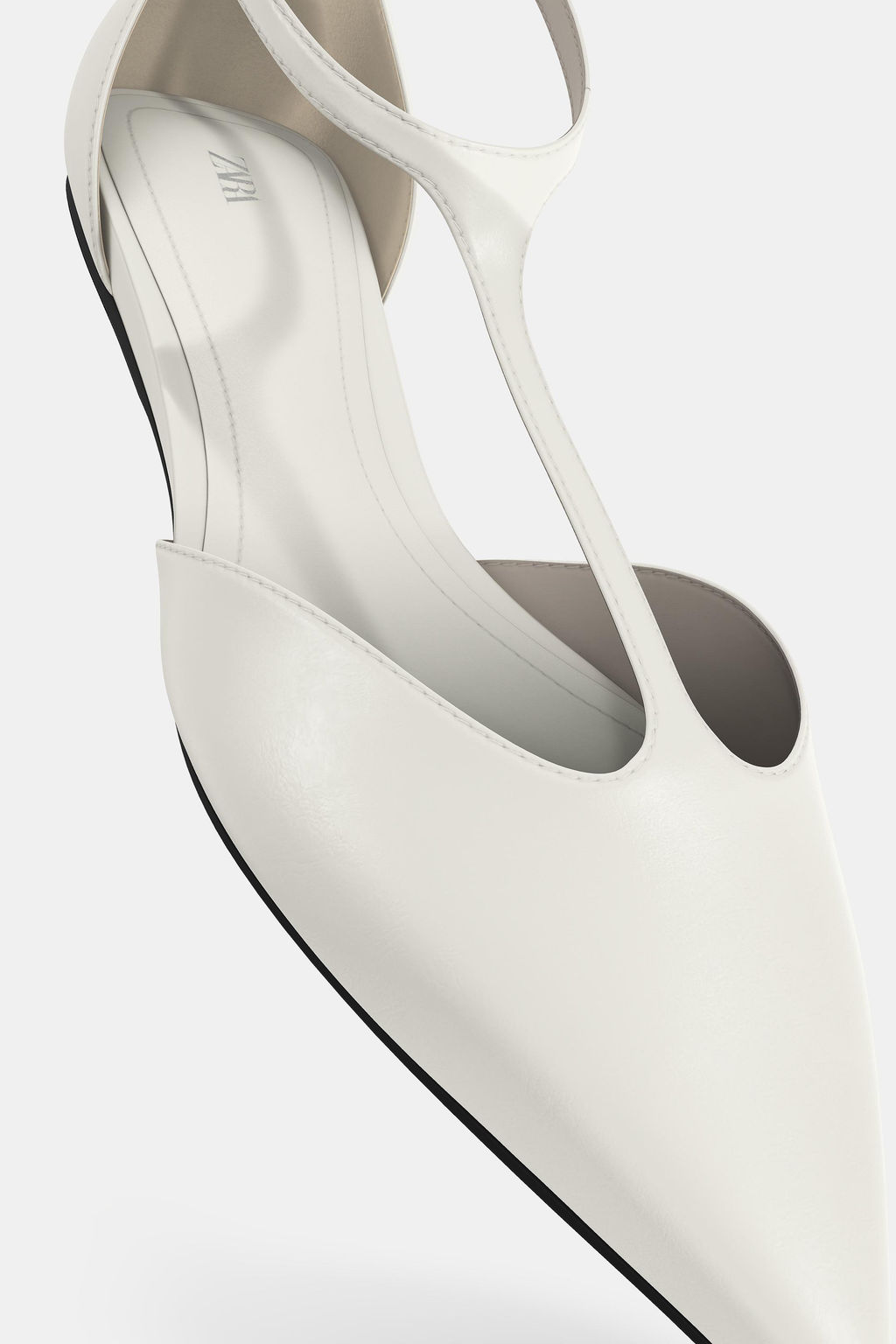 FLAT SHOES WITH ANKLE STRAP - Zara фото 11