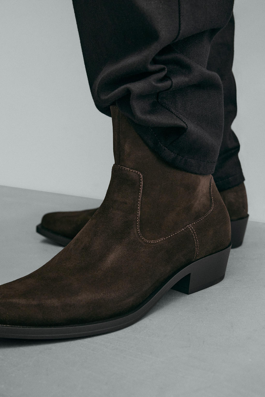 POINTED TOE COWBOY BOOTS - Zara фото 10