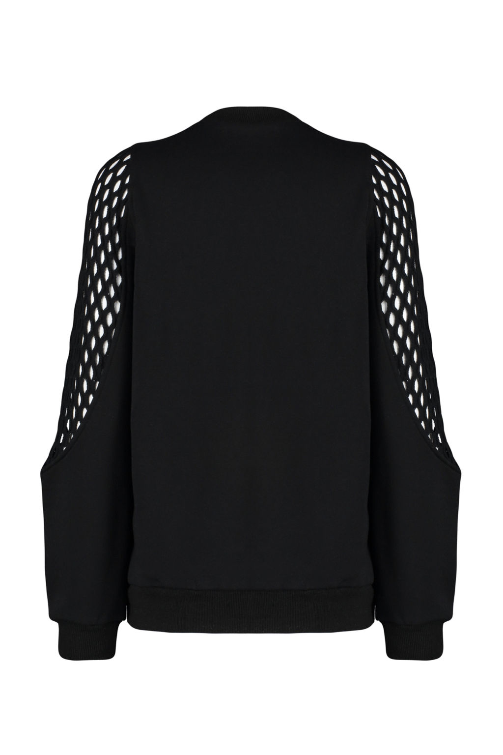 TRENDYOLMILLA Siyah File Detayl? Kal?n Ici Polarl? Regular/Normal Kal?p Orme Sweatshirt TWOAW24SW00134 фото 8