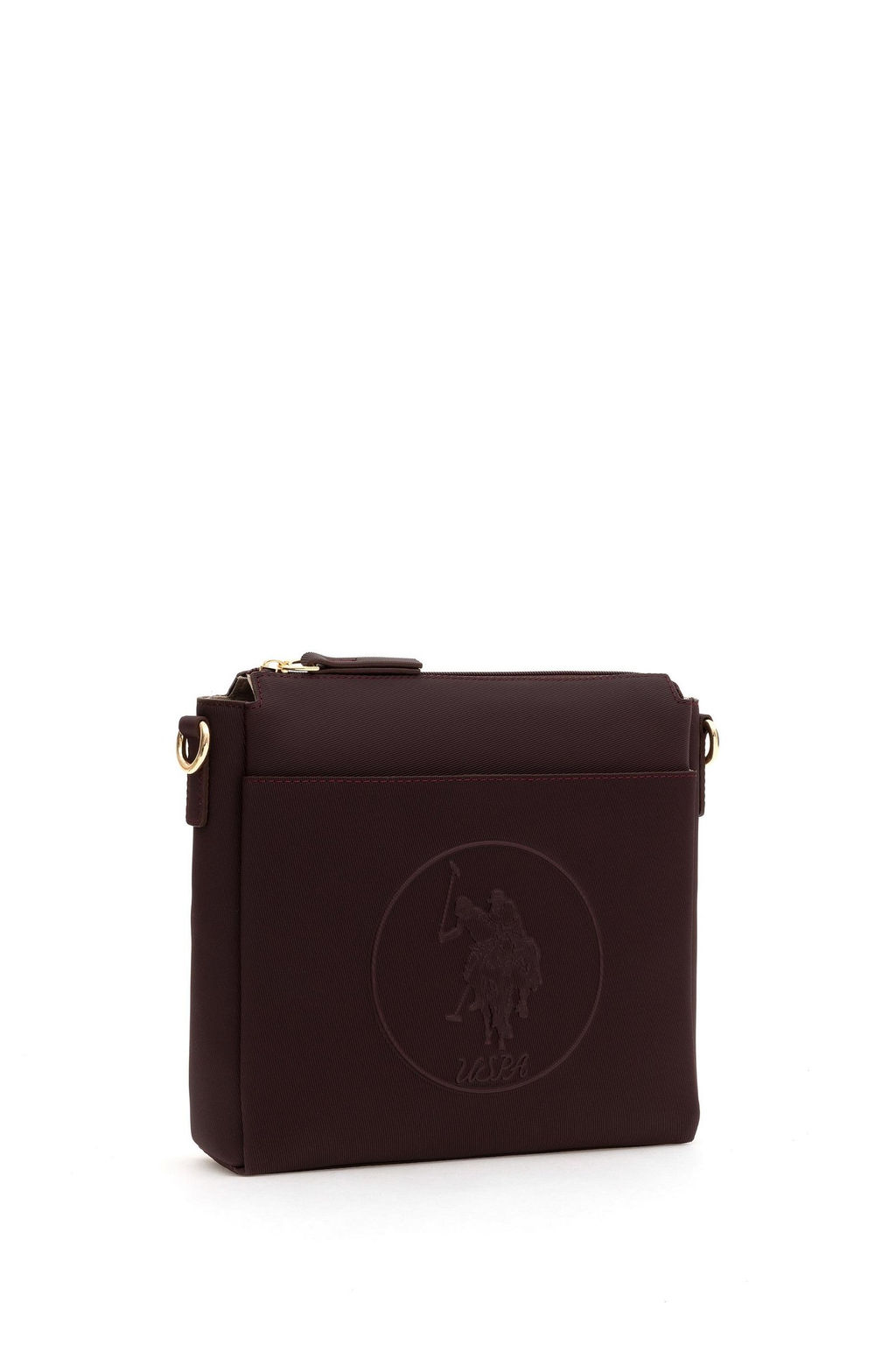 Женская сумка через плечо сливового цвета Неожиданная скидка в корзине - U.s. polo assn фото 4