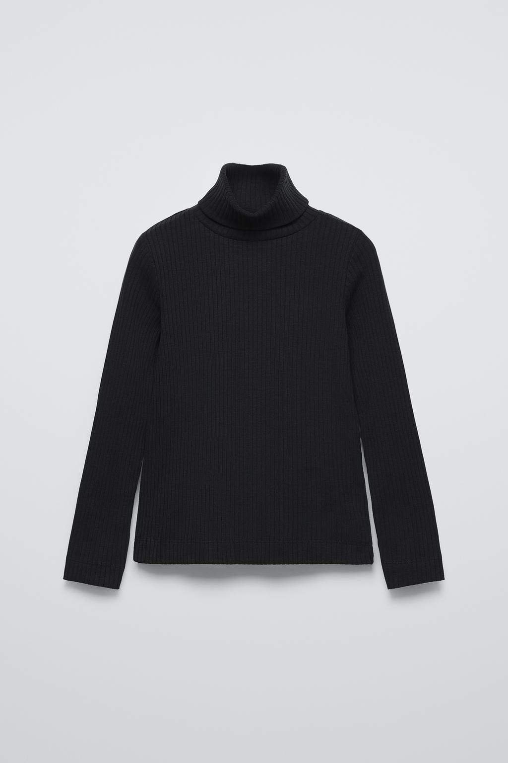 TURTLENECK RIBBED SWEATER