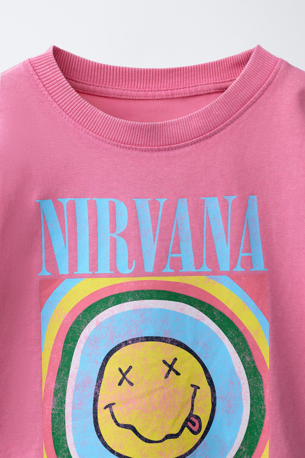 CAMISETA ESTAMPADO NIRVANA ® / Rosa - Zara фото 3