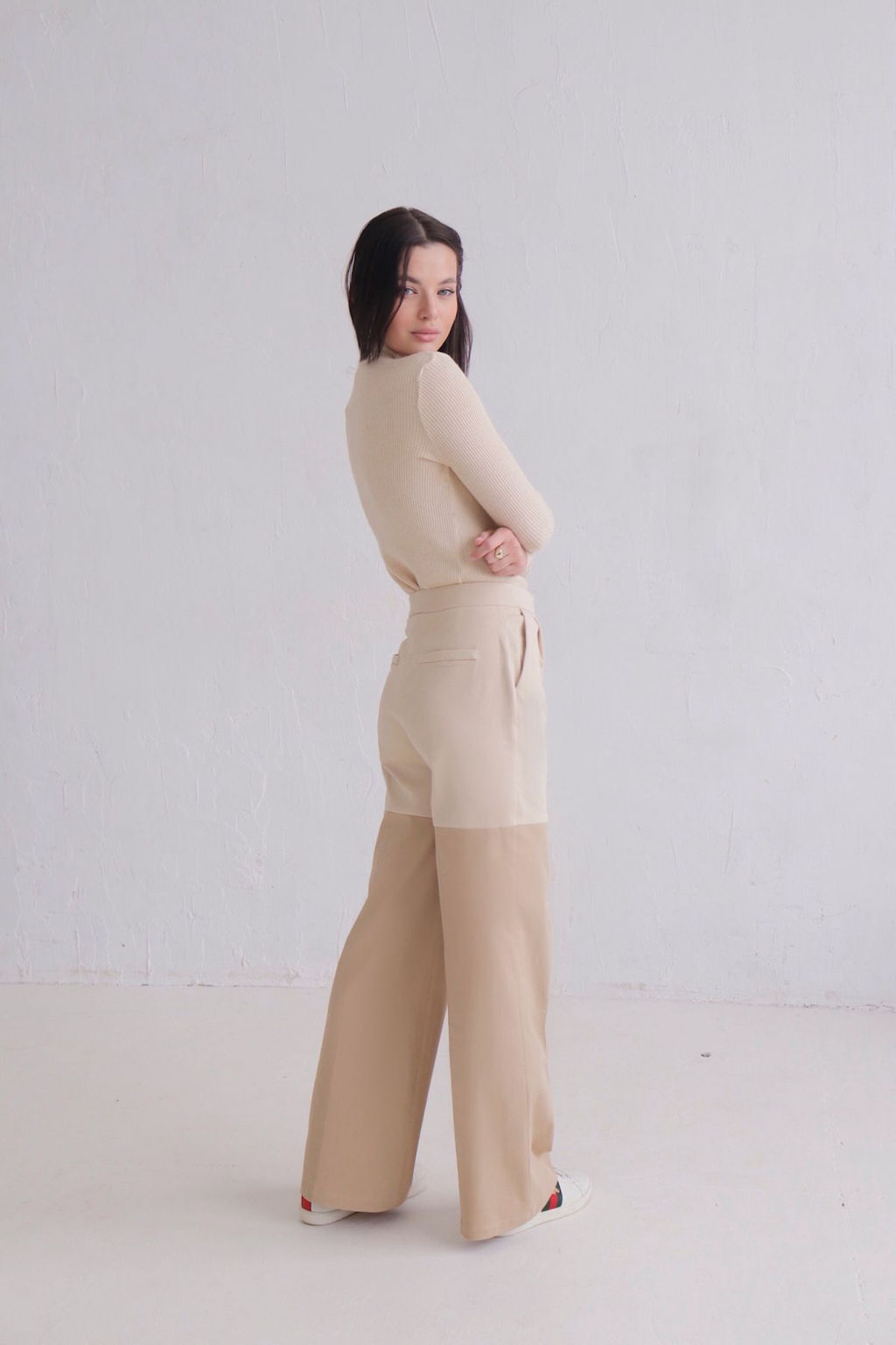 Брюки бежевые - Martichelli фото 17