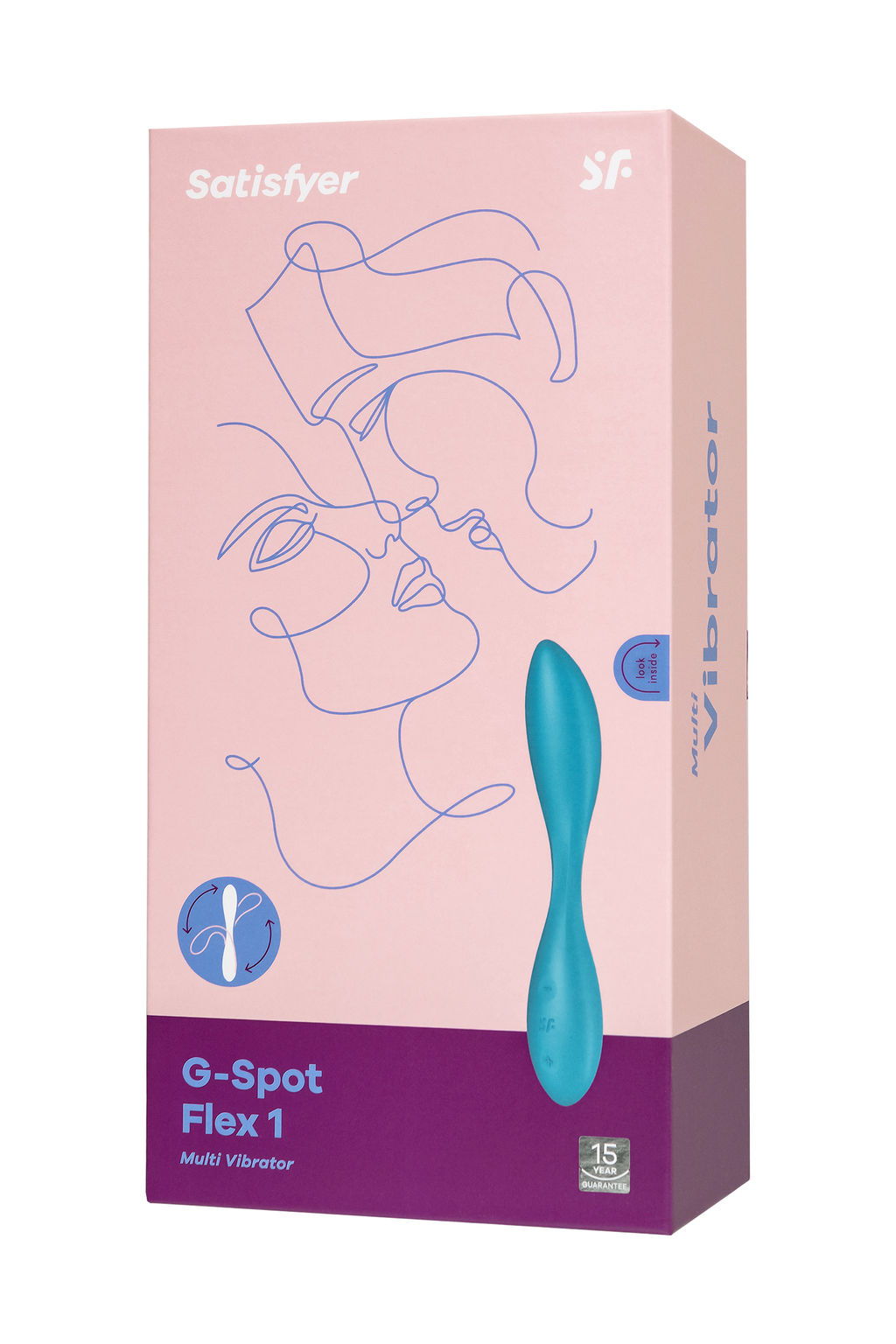 Стимулятор точки G Satisfyer G-Spot Flex 1, синий фото 9
