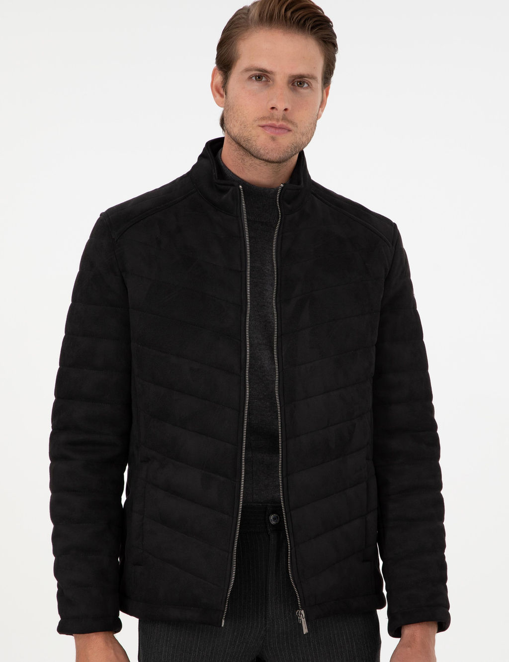 Siyah Deri Ceket - Pierre cardin фото 3