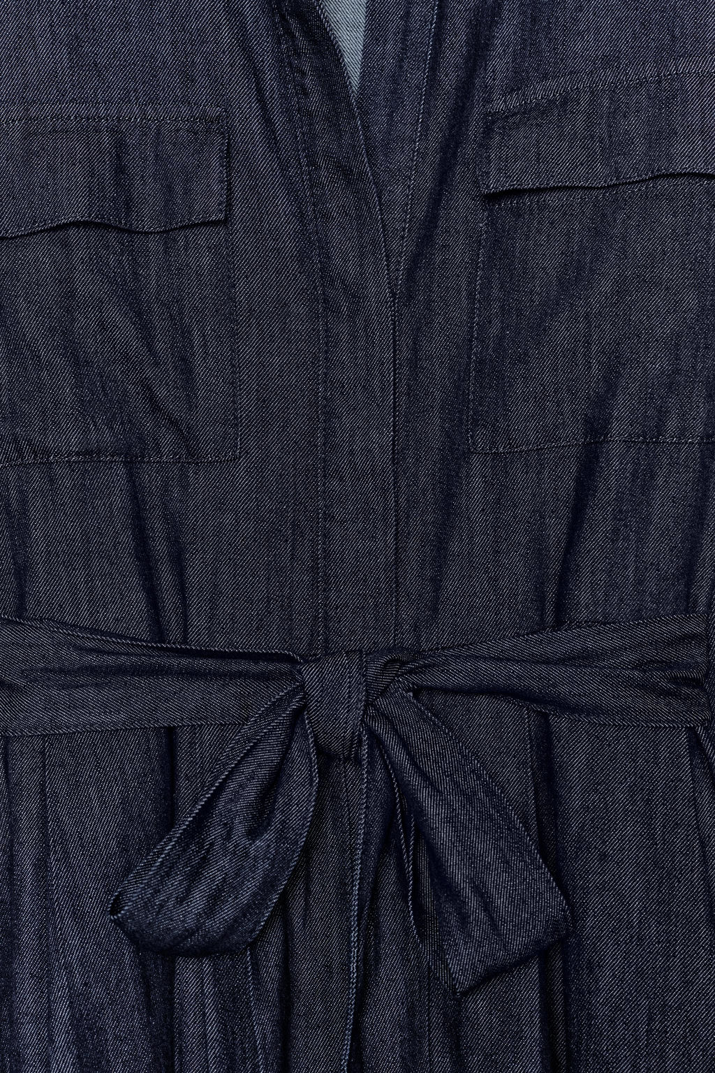 ZW COLLECTION DENIM BELTED DRESS