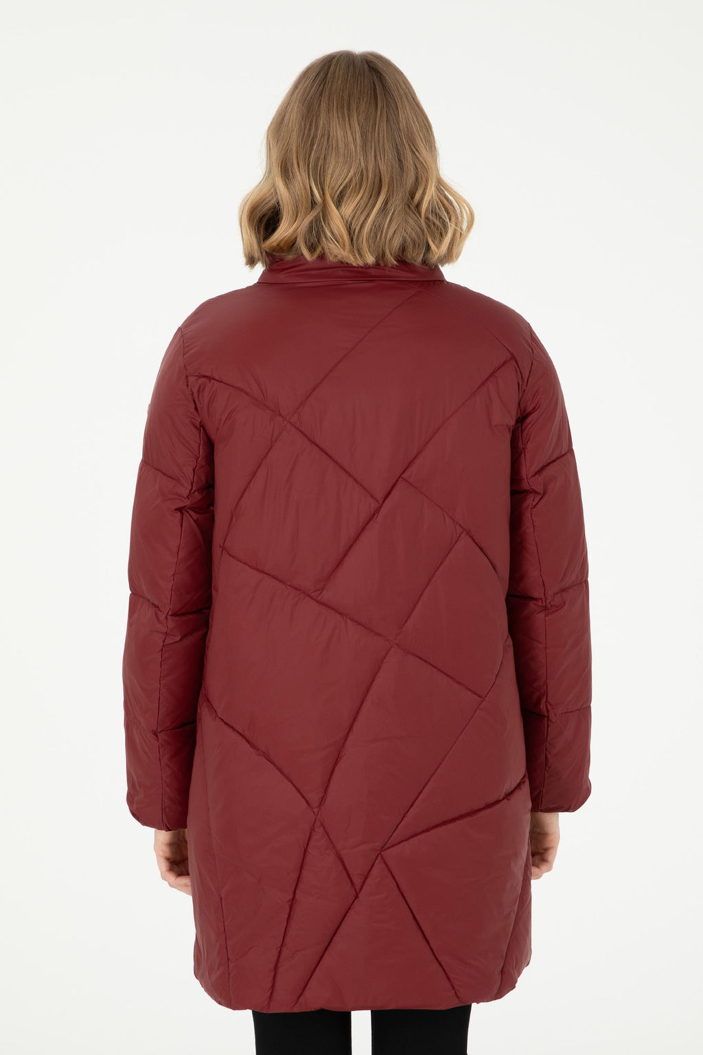 Женское бордовое пальто Неожиданная скидка в корзине - U.s. polo assn фото 5