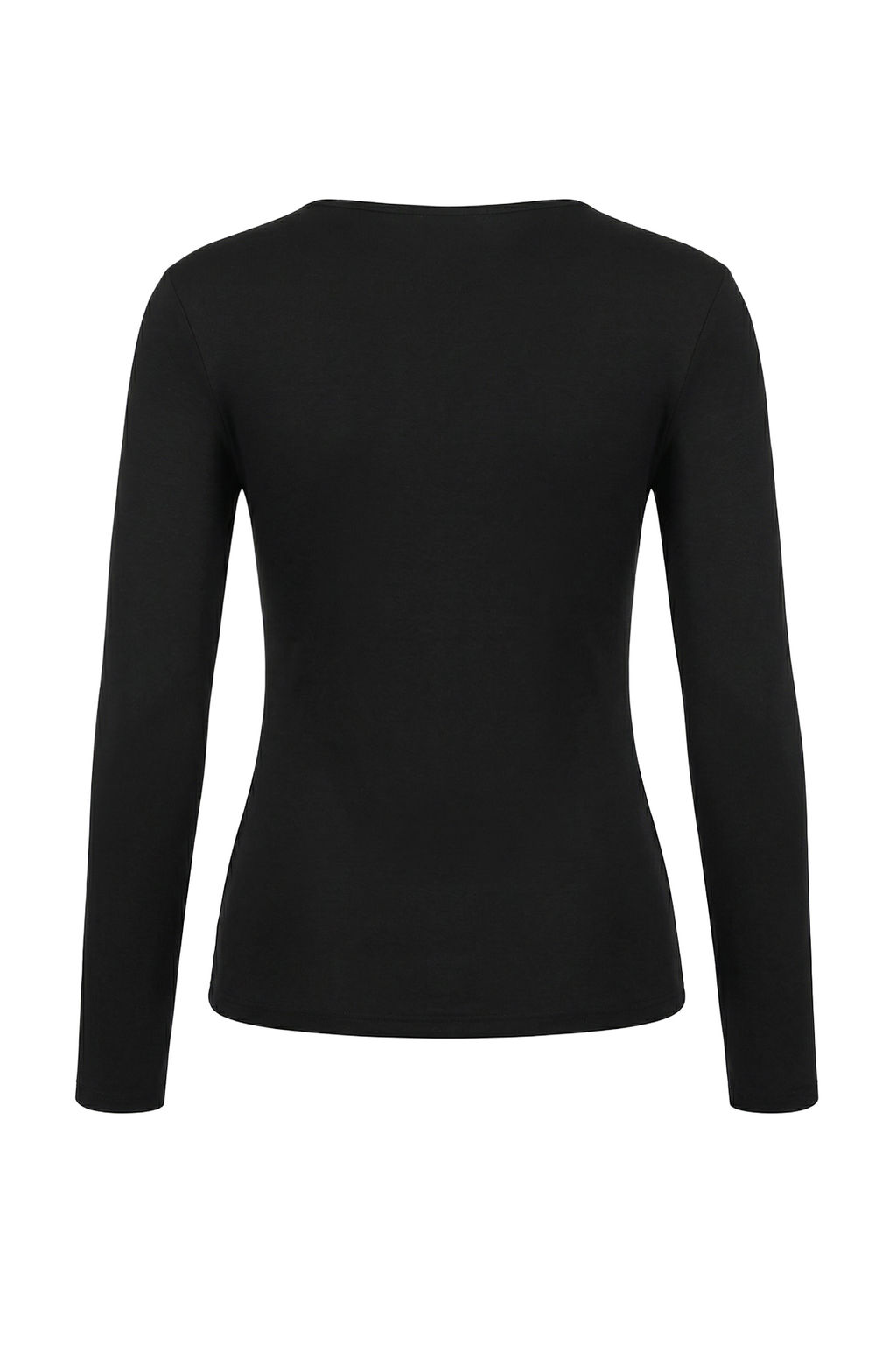 Siyah Fitted/Vucuda Oturan Uzun Kollu Pencere Detayl? Premium Yumusak Orme Bluz TWOSS26BZ00247 - Trendyolmilla фото 6