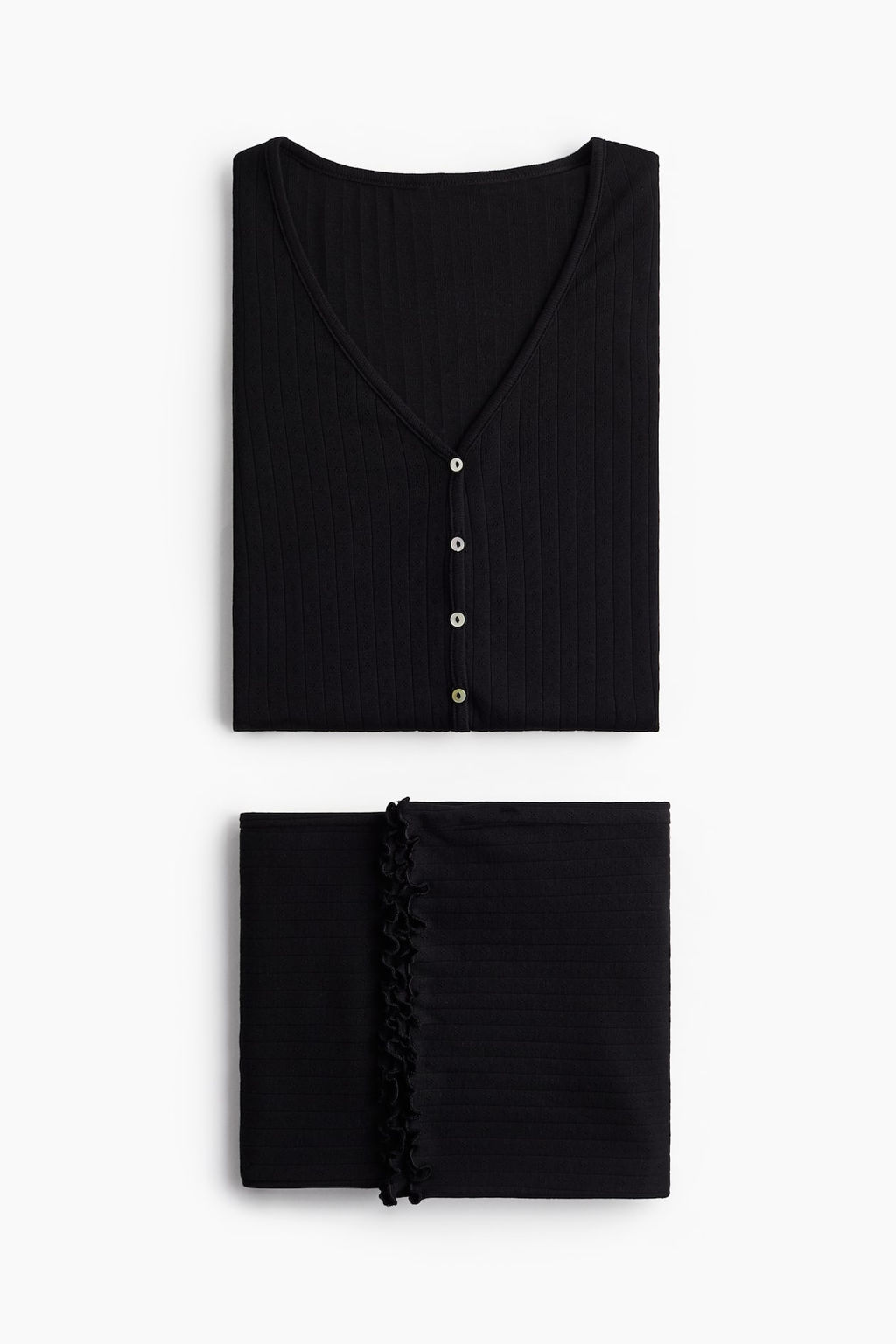 Pijama en punto pointelle - H&m фото 7