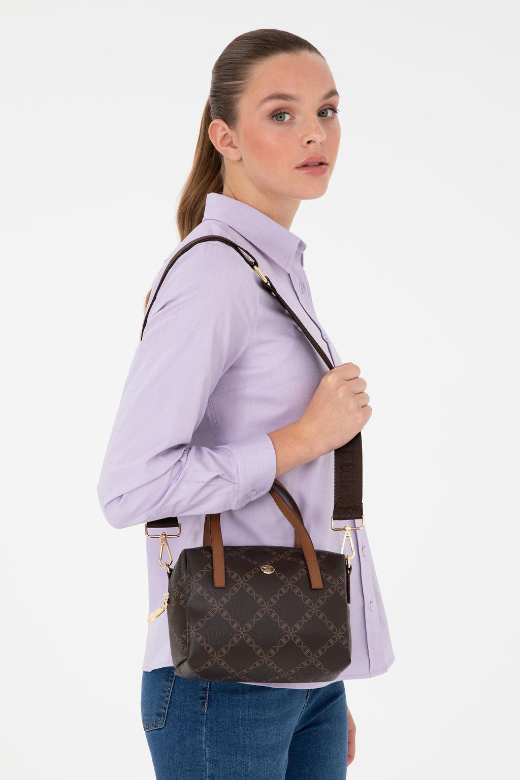 Женская коричневая сумка