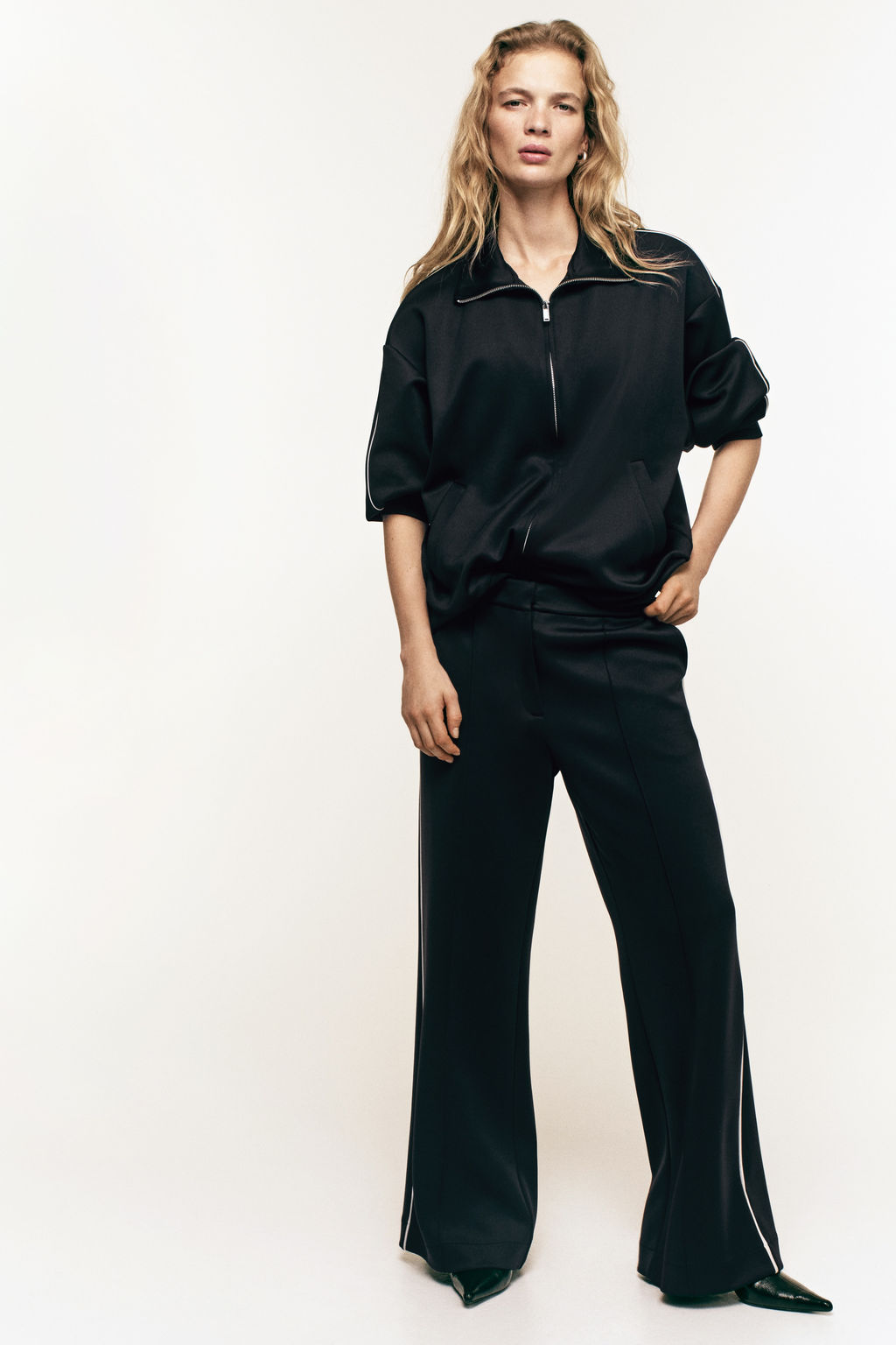 Pantal?n sastre efecto neopreno - H&m фото 3