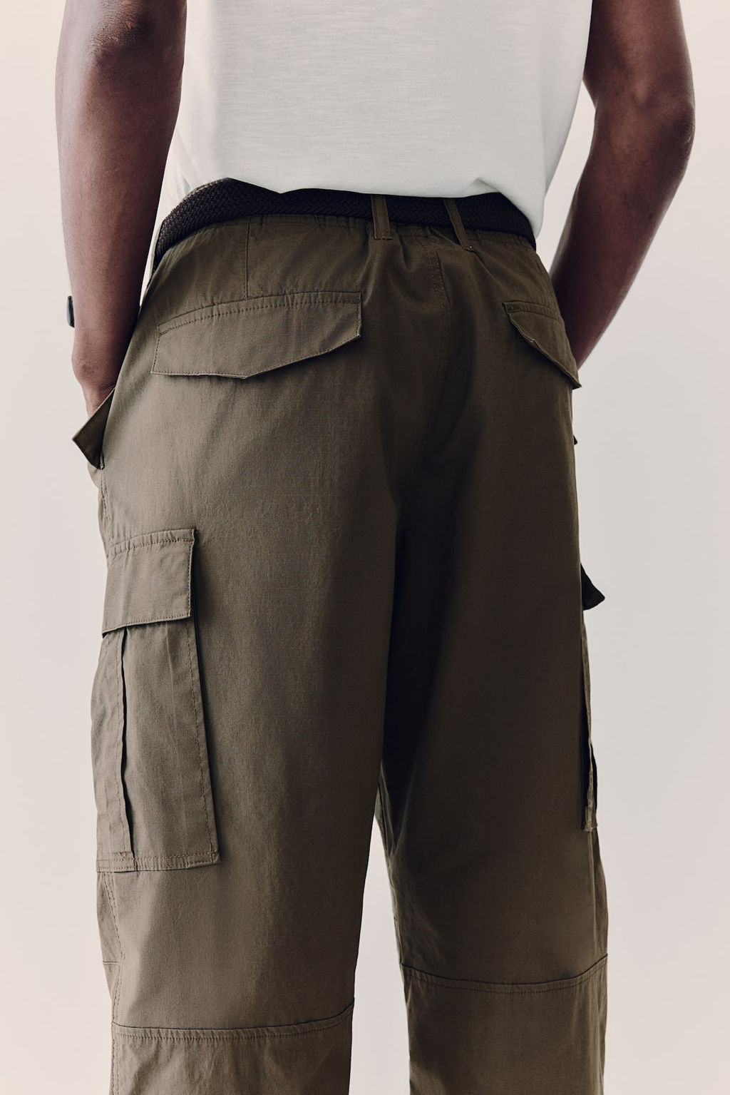Pantalon cargo de ripstop Regular Fit - H&m фото 2