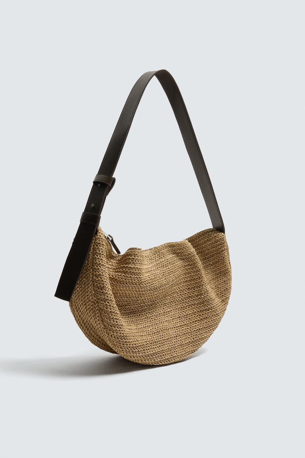 BOLSO DE HOMBRO TRENZADO / Blanco Crudo - Zara фото 6